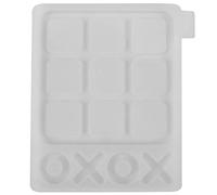 Ujjdwiurgh Moule en silicone pour jeu d'échecs 3D en résine époxy - Moule à miroir - Outil de fabrication de moules pour jeu d'échecs - S