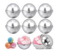 Ujjdwiurgh Moules en métal pour bombes de bain, 5,3 cm, pour bombes de bain, fournitures de bricolage, travaux manuels