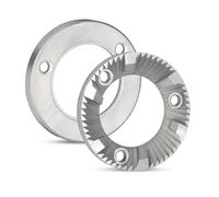 Ujjdwiurgh Moulin à Café pour Lames de 40 mm de Diamètre pour Moulins à Café Texture Métallique pour Les Pièces de Moulin à Café en Grains