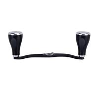 Ujjdwiurgh Moulinet de Pêche à Poignée en Alliage D'Aluminium à Double Bascule Moulinet de Pêche à Bascule à Bascule Allongé Couleur N° 1