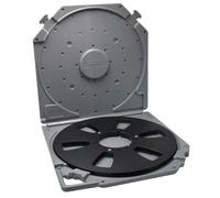 Ujjdwiurgh Moulinet vide à 6 trous de 25,4 cm avec boîte de rangement pour bandes sonores A de 25,4 cm