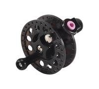 Ujjdwiurgh Moulinets de pêche à la mouche en plastique avec roue ronde