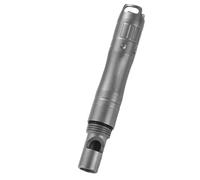 Ujjdwiurgh Multifonctionnel 2 en 1 Alliage de Titane Sifflet Stylo Extérieure Tactile Stylo Survie avec Sangle Cadeau Collier