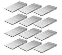 Ujjdwiurgh MUXHEL, Lot de 12 cales triangulaires en métal pour tours et machines à souder 10,2 x 5,1 cm