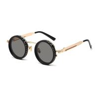 Ujjdwiurgh ND9 Lunettes de soleil réglables à intensité variable 49 mm UV haute définition polarisées pour la pêche Doré