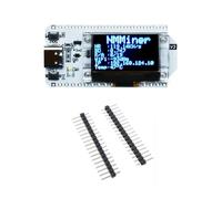 Ujjdwiurgh Nerdminer 119KH / S Taux de Hachage Écran OLED 0,96 Pouce Bitcoin Solo Miner Miner Mineur de Loterie BTC