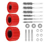 Ujjdwiurgh Nettoyeur de Tuyaux en Cuivre 1/2 Po 3/4 Po 1 Po, Nettoyeur de Tuyaux en Cuivre pour Perceuse, Nettoie les Tuyaux en Cuivre, Tubes et Raccords pour la Soudure