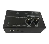Ujjdwiurgh Nouveau Préamplificateur de Casque MA400, Préamplificateur de Microphone, Sorties Casque Audio 6,35 mm et 3,5 Mm, Mélangeur, Prise UE