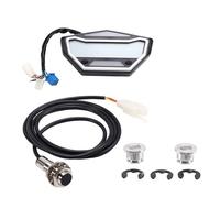 Ujjdwiurgh Nouvelle Jauge Modifiée pour Moto Réglable avec Écran LCD HD 7 Couleurs, Compteur de Vitesse pour Vélo de -Cyclisme