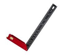 Ujjdwiurgh Nouvelle Règle Carrée Multifonctionnelle à 90 Degrés en Alliage D'Aluminium de Haute Précision pour le Travail Du Bois, 40 cm