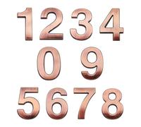 Ujjdwiurgh Numéros de porte 3D de 0 à 9 chiffres pour chambre ou appartement, sol ou hôtel, facile à utiliser