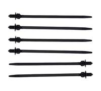 Ujjdwiurgh Nylon Attache À GlissiÈRe Pour Câble De Dôme De Voiture À PoussÉ, Longueur De 162 Mm, 20 PiÈCes, Noir