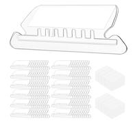 Ujjdwiurgh Onglets de Dossiers Suspendus, 100 Onglets de Dossiers de Fichiers pour Dossiers Suspendus, Onglets de Dossiers Suspendus en Plastique