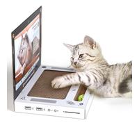 Ujjdwiurgh Ordinateur en Carton à Gratter pour, Jouet D'Ordinateur pour avec Jouet Interactif en Forme de Souris en Carton.