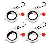 Ujjdwiurgh Organisateur de Cravates Zippées, Support D'Organisateur de Serre-Câbles qui Brille dans le Noir, Solution Efficace et Solide, 4 Pièces