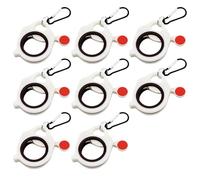 Ujjdwiurgh Organisateur de Cravates Zippées, Support D'Organisateur de Serre-Câbles qui Brille dans le Noir, Solution Efficace et Solide, 8 Pièces