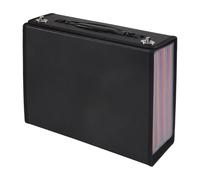 Ujjdwiurgh Organisateur de Fichiers AccordéOn à Dossier Extensible à 24 Poches, Organisateur de ReçUs de Documents en Papier Plastique pour Entreprise, Bureau