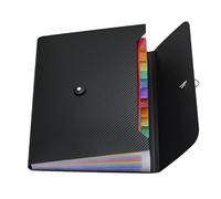 Ujjdwiurgh Organisateur de Fichiers Dossier Extensible, 13 Poches, Dossier de Reçus de Documents Papier au Format Lettre A4 pour Salle de Classe, Maison