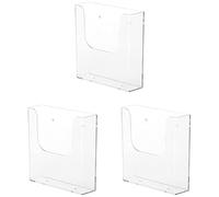 Ujjdwiurgh Organisateur de Fichiers Mural Transparent Porte-Fichiers Mural A5 Porte-Fichiers pour Bureau à Domicile