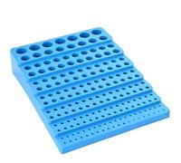 Ujjdwiurgh Organisateur D'Outils CNC 187 Grille Coupe-Fraises 1pc Boîte de Rangement pour Forets Plastique Placeur Outil de Réamer Accessoires de Cadre