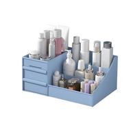 Ujjdwiurgh Organiseur de maquillage, organiseurs de soins de la peau sur le comptoir, organisateur de rangement cosmétique pour soins de la peau, lotions, rouges à lèvres C, facile à installer et à