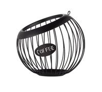 Ujjdwiurgh Organiseur de Rangement en Métal pour Dosettes de Café - Panier de Rangement pour Dosettes de Café - Conteneur de Capacité pour Dosettes de Café K-Cups - Support Polyvalent