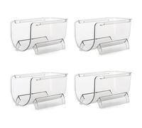 Ujjdwiurgh Organiseur de Réfrigérateur, Support pour Bouteille de Vin, Organisateur de Empilable, Support pour, Boîte de Rangement pour Champagne, Casier à Vin