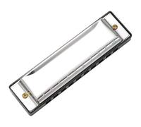 Ujjdwiurgh Orgue une Bouche en Acier Inoxydable pour Instrument de Musique Harmonica une 10 Trous pour Enfants