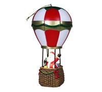 Ujjdwiurgh Ornements en Résine Bonhomme de Neige Montgolfière Ornements Décoratifs