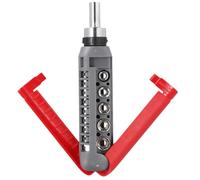 Ujjdwiurgh Outil à main multifonction Tournevis à cliquet en spirale avec kit de pointe, réparation automatique, tournevis à cliquet multi-angle, outils à main, B