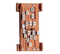 Ujjdwiurgh Outil D'Aide à L'Apprentissage de la Guitare Entraîneur D'Accords de Guitare Aide à la Pratique de la Guitare Système D'Apprentissage Pédagogique pour Débutant en Guitare Marron