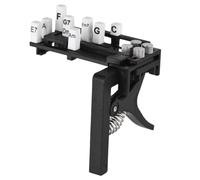 Ujjdwiurgh Outil D'Aide à L'Apprentissage la Guitare Presseur D'Accords Guitare Entraîneur D'Accords pour Ukulélé Système D'Apprentissage des Accords Guitare pour Débutant en Guitare