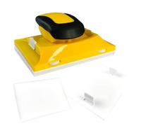 Ujjdwiurgh Outil de Bordure de Peinture, Coupe-Bordure de Peinture avec 2 Tampons de Recharge, Bordures de Peinture pour Terrasse, Murs, Outil de Peinture de Bordure de Plafond