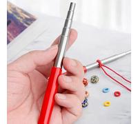 Ujjdwiurgh Outil de Bouclage de Mandrin de Bouclage de et Pince de Fabrication de Bélière 6 en 1 pour L'Enroulement de de et la Formation de Sauts Rouge