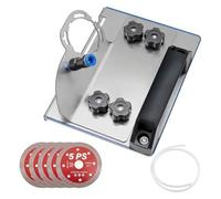 Ujjdwiurgh Outil de Chanfreinage de Carrelage à 45 Degrés, Support de Meuleuse D'Angle Robuste Réglable à 45 Degrés pour Couper la Pierre en Céramique