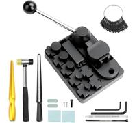 Ujjdwiurgh Outil de Cintre de Bague avec une Trousse D'Outils de Flexion de de Précision des Matrices Réglables pour les Anneaux de Cuillère, la Fabrication de Doux pour le Cuivre