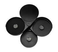 Ujjdwiurgh Outil de cocktail à 3 niveaux en ABS pour barman - Accessoire de cocktail - Sel rotatif - Pratique pour la maison - Bar à jus et sucre