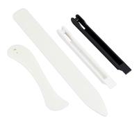 Ujjdwiurgh Outil de Découpe de Feuille de Cuivre à Main 7/32 Pouces, Outil de Découpe de Feuille de Cuivre en Verre, Brunissoir de Vitrail en Plastique, Outil de Marquage de Plioir en Os