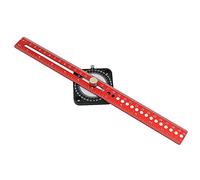 Ujjdwiurgh Outil de dessin circulaire 30,5 cm en alliage d'aluminium Boussole de dessin parallèle verticale Règle de dessin de type T