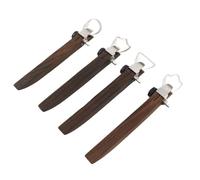 Ujjdwiurgh Outil de fabrication de poignées de poterie, grattoir de poterie, outil de sculpture de poterie, outil en forme de poignée pour tasse à thé (4 pièces)