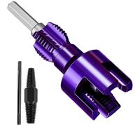 Ujjdwiurgh Outil de filetage interne et externe, extracteur de tuyau intégré, pour sous-sol, garage, jardin A