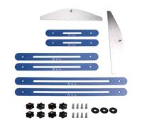 Ujjdwiurgh Outil de Gabarit de Marche D'Escalier, Gabarit D'Escalier en Bois, Outil de Mesure et de Traçage D'Escalier avec Échelle