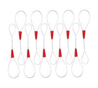 Ujjdwiurgh Outil de PêChe 10 PièCes Enfileur Gadgets Câble Outils Câble Extracteur Rouge Poisson Fixation Outils éLectrique