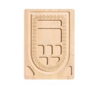 Ujjdwiurgh Outil de Perles à Faire Soi-Même Plateau de de Plateau de Présentation de en Bois Plateau de Rangement de Perles en Bambou et Bois A