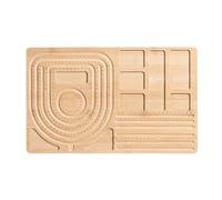 Ujjdwiurgh Outil de Perles à Faire Soi-Même Plateau de de Plateau de Présentation de en Bois Plateau de Rangement de Perles en Bambou et Bois C