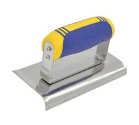 Ujjdwiurgh Outil de Plâtrage pour Finitions de Coins - Truelle à Coins en Acier Inoxydable avec Prise en Main Confortable.