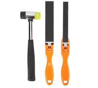 Ujjdwiurgh Outil de polissage de bijoux, marteau double face avec tête en polyuréthane, pour le traitement et le polissage des bijoux