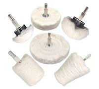 Ujjdwiurgh Outil de Polissage en Forme de Roue pour Tampon de Polissage de Perceuse pour le Métal, L'Aluminium, L'Acier Inoxydable, Etc.