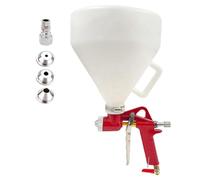 Ujjdwiurgh Outil de Pulvérisation de Texture D'Air, Pulvérisateur de Peinture Murale pour Cloisons Sèches de 1,58 Gallons avec 3 Buses (4,0 Mm/6,0 Mm/8,0 Mm) pour Murs de Boue en Stuc Durables