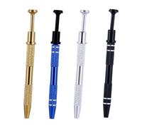 Ujjdwiurgh Outil de Ramassage de Bijoutier 4 Pièces, Outil de Ramassage de Boule de Perçage en Acier Inoxydable, Outil de Ramassage de Perles avec 4 Dents